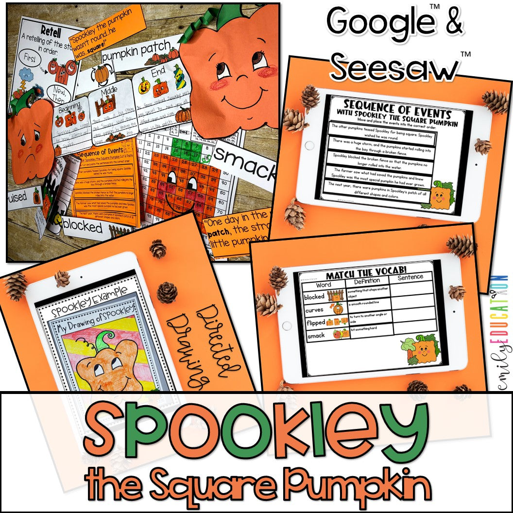 October Activities Bundle | Digital and Print | Pumpkins | Halloween