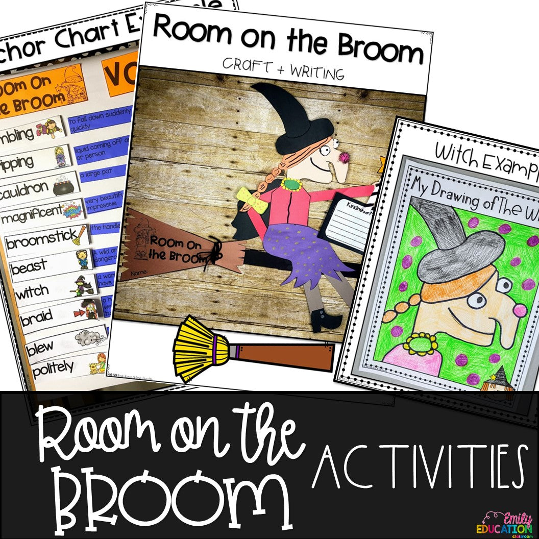 Room on the Broom- Includes Print and Digital Activities