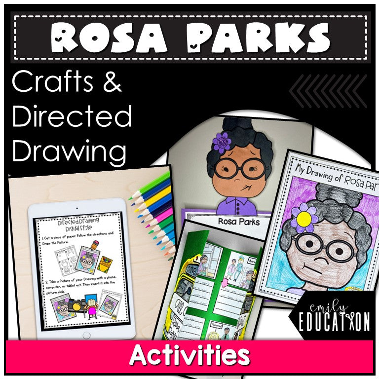 Rosa Parks Activities | Digital and Print | Google and Seesaw