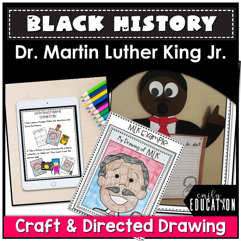 Martin Luther King Jr. Craft Activities | Digital and Print | Google and Seesaw