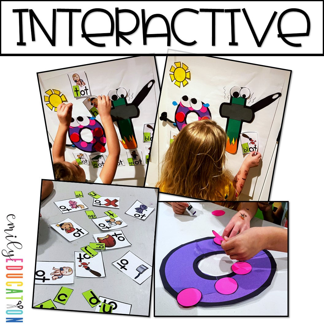 ot Word Family Anchor Chart and Craft Activity