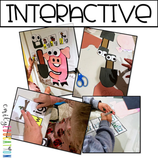 ig Word Family Anchor Chart and Craft Activity