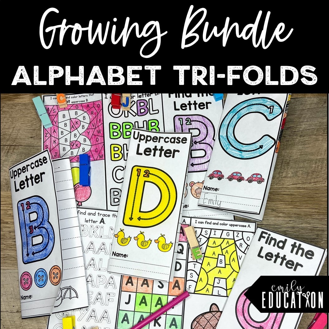 Alphabet Tri-Folds Growing Bundle