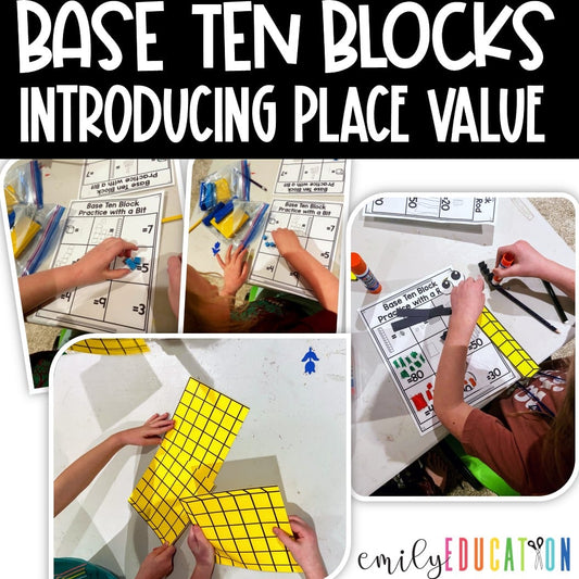 Base Ten Blocks Activities Teaching Place Value