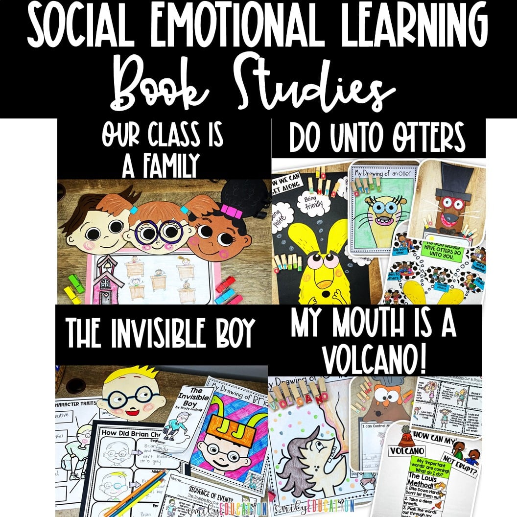 Social Emotional Learning Book Studies BUNDLE