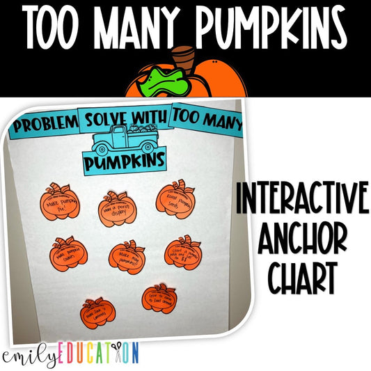 Too Many Pumpkins Activities, Craft, Directed Drawing and more!