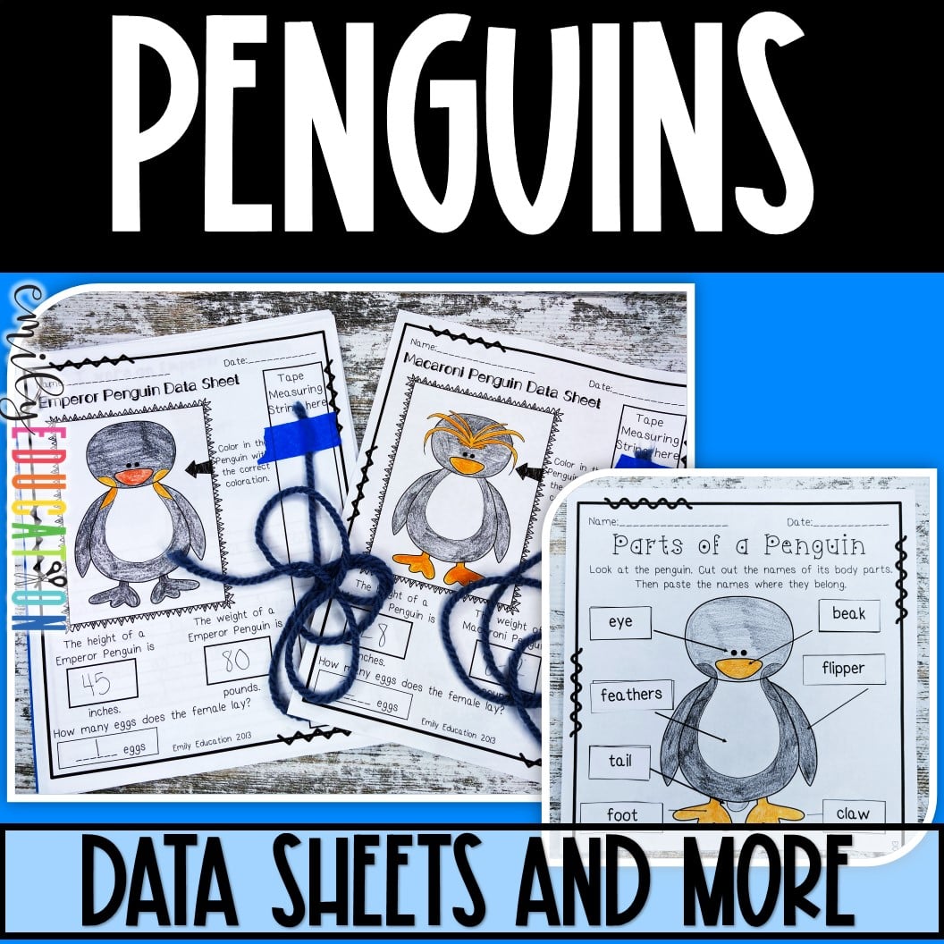 Penguins Nonfiction Activities | Penguin Unit | Penguin Crafts