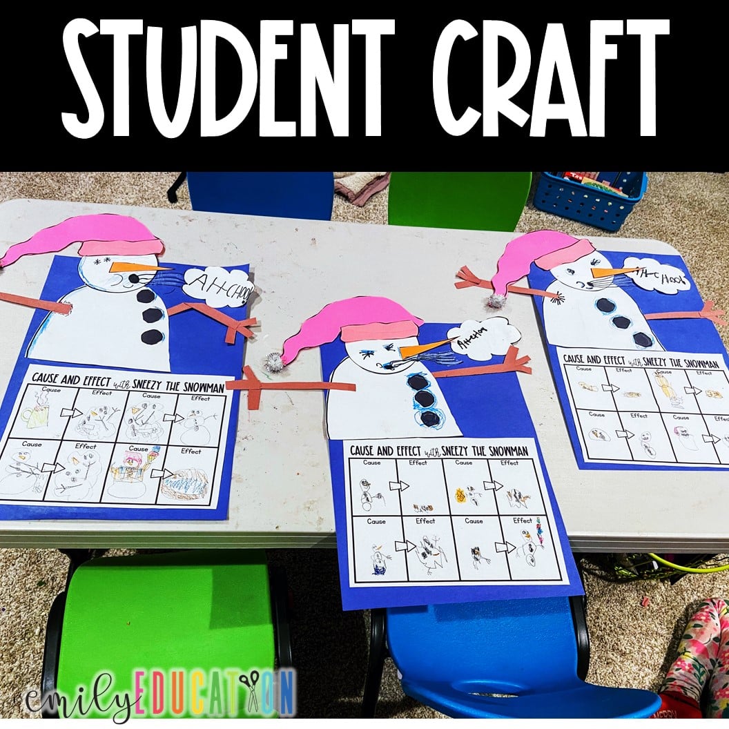 Sneezy the Snowman Craft