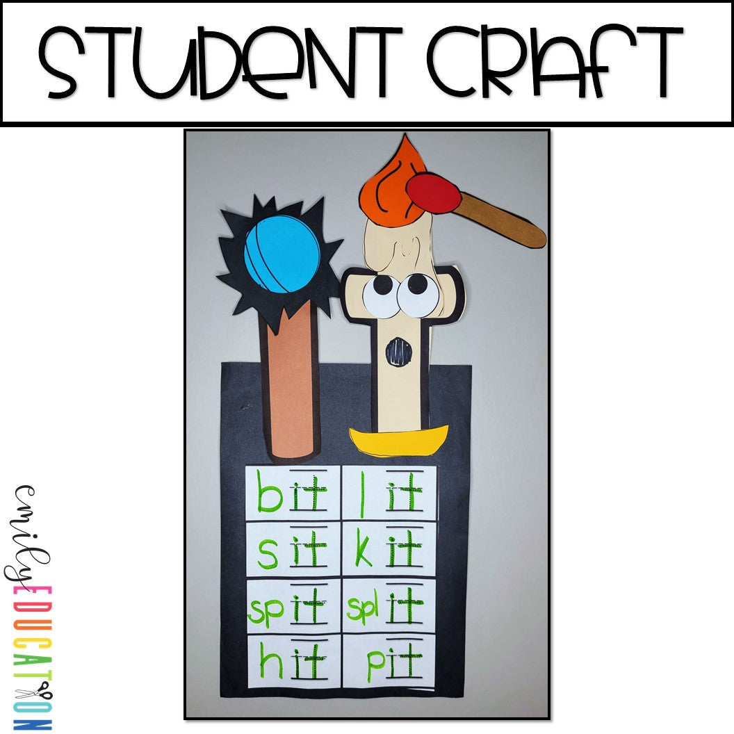 it Word Family Anchor Chart and Craft Activity