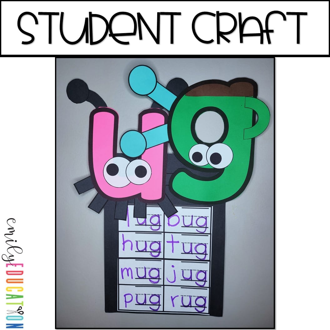 ug Word Family Anchor Chart and Craft Activity