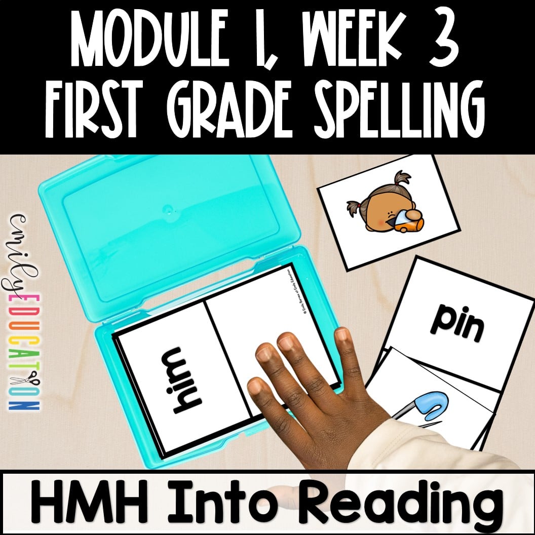 Spelling 1st Grade Module 1 BUNDLE HMH Into Reading Supplement