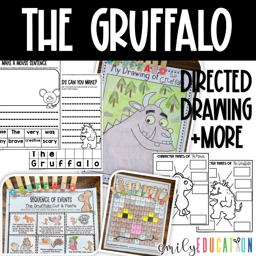 The Gruffalo Activities, Craft, Directed Drawing and more!