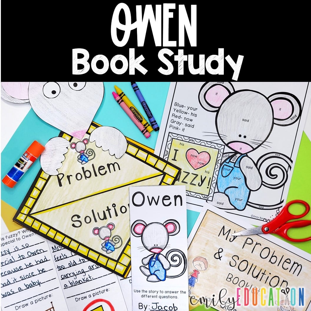 Owen Activities | Kevin Henkes Book Study Craft