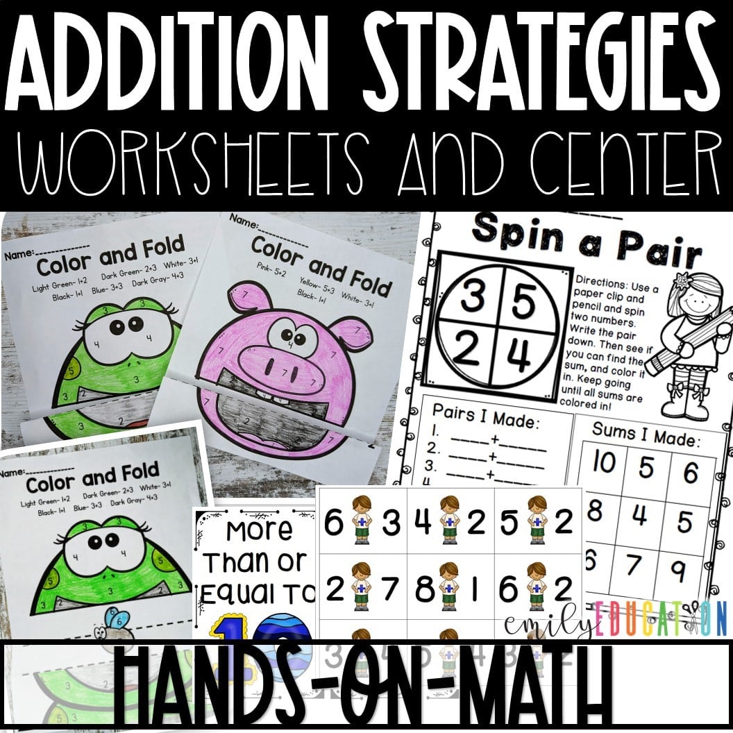 Addition Strategies Activities | Addition Strategies Posters