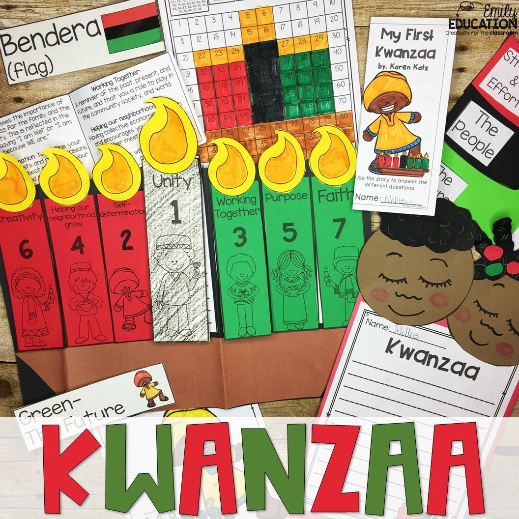 Kwanzaa Activities Print and Digital | Google and Seesaw