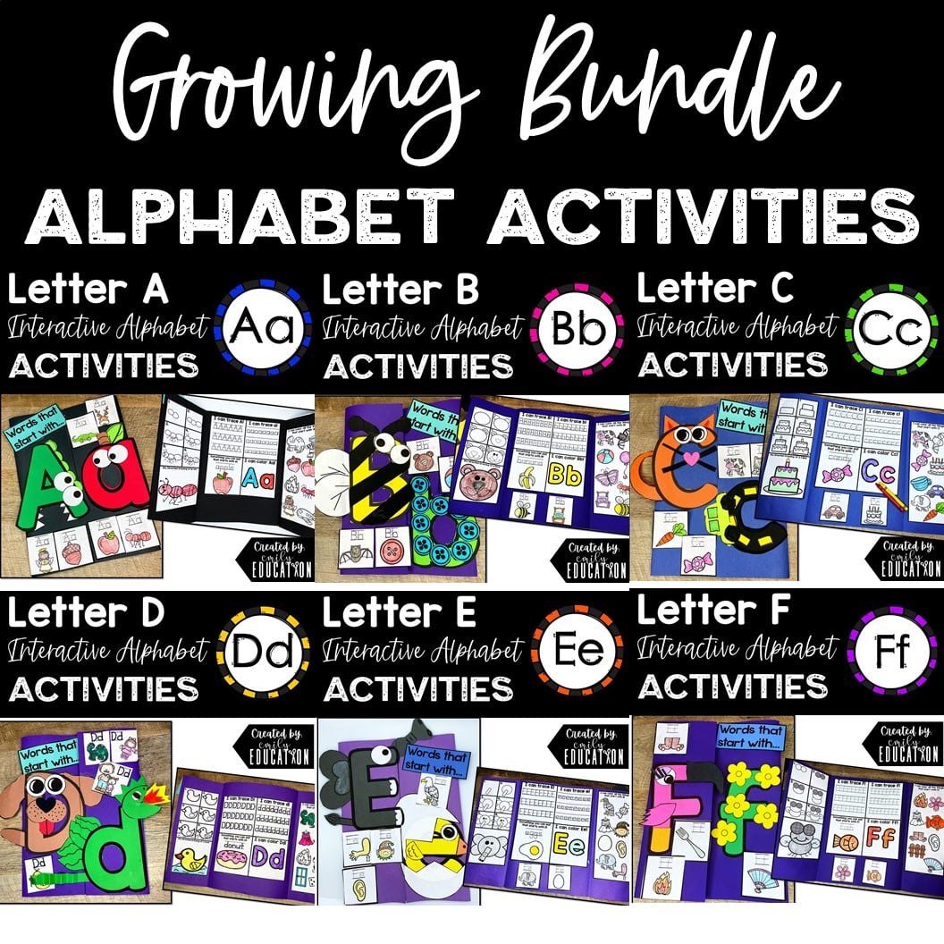 Interactive Alphabet Crafts and Directed Drawings