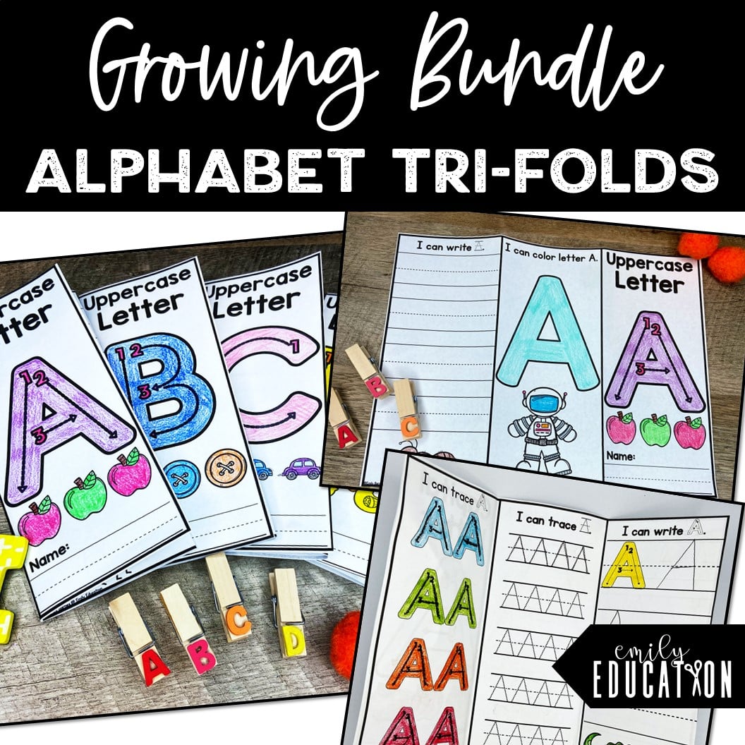 Alphabet Tri-Folds Growing Bundle