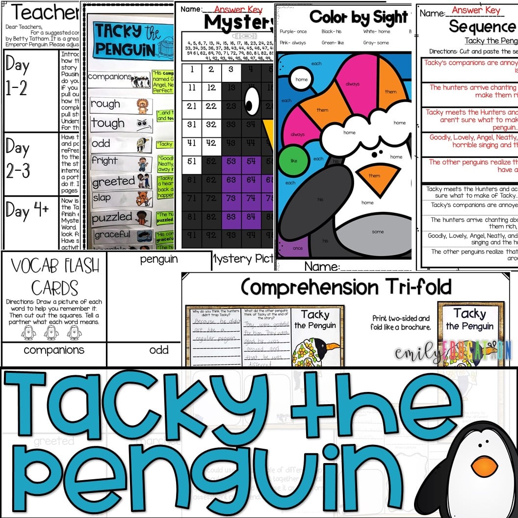 Tacky the Penguin Craft and Activities Digital Included | Seesaw Google