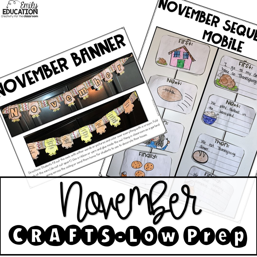 November Activity Pack