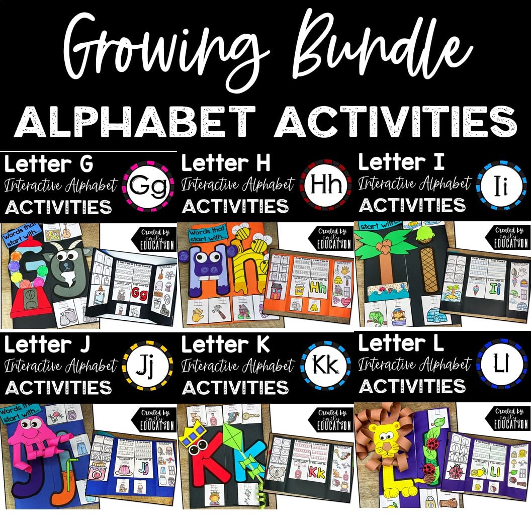 Interactive Alphabet Crafts and Directed Drawings