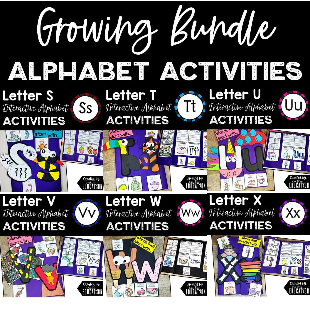 Interactive Alphabet Crafts and Directed Drawings