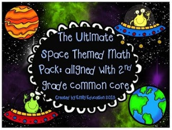 Space Themed Math Centers: Common Core Aligned Place Value,addition, subtraction