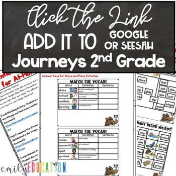 Teacher's Pets 2nd Grade Unit 1 Lesson 5 Google Seesaw Activities