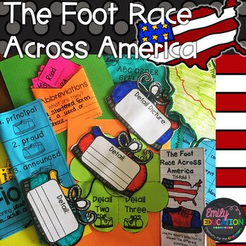 The Foot Race Across America Journeys 3rd Grade Activities Lesson 26