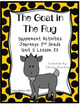 The Goat in The Rug Journeys Supplement Materials 2nd Grade Lesson 23