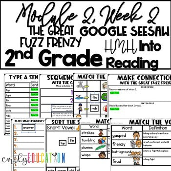 The Great Fuzz Frenzy | Module 2 Week 2 | Into Reading 2nd Grade | Google Seesaw