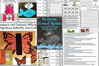 The Journey: Stories of Migration Journeys 3rd Grade Activities Lesson 22