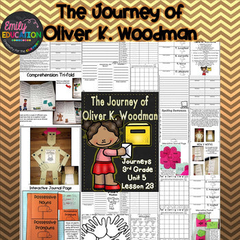 The Journey of Oliver K. Woodman Journeys 3rd Grade Supplement Activities