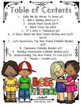 The New Friend 1st Grade Supplement Activities Lesson 25