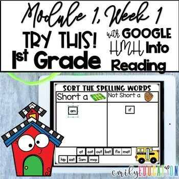 Try This! Module 1 Week 1 | HMH Into Reading 1st Grade | Google Activities