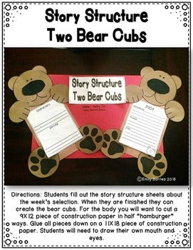 Two Bear Cubs Journeys 3rd Grade Lesson 19 Unit 4