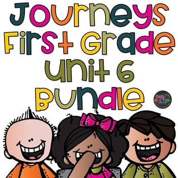 Unit 6 Journeys First Grade Bundle Supplement Activities