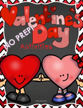 Valentine's Day Activities NO PREP