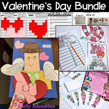 Valentine's Day Activity BUNDLE