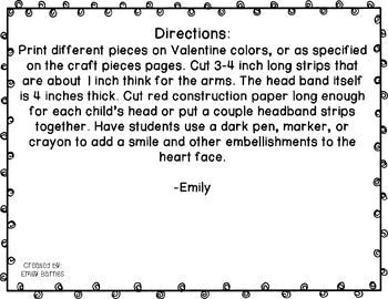 Valentine's Day Headband Craft Freebie