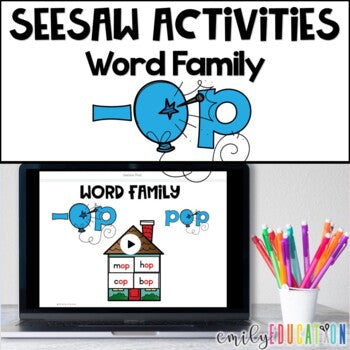 Word Family -op Seesaw Activities