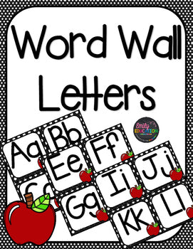 Word Wall Letters