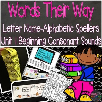 Words Their Way-Letter Name Alphabetic Spellers Activities 1