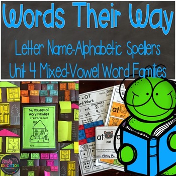 Words Their Way Letter Name Alphabetic Spellers Mixed-Vowel Word Families