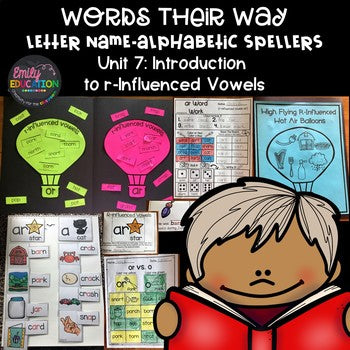 Words Their Way Letter Name Alphabetic Spellers Unit 7 R-Influenced Vowels