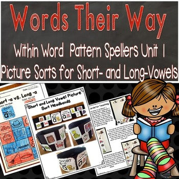 Words Their Way Within Word Pattern Spellers Unit 1