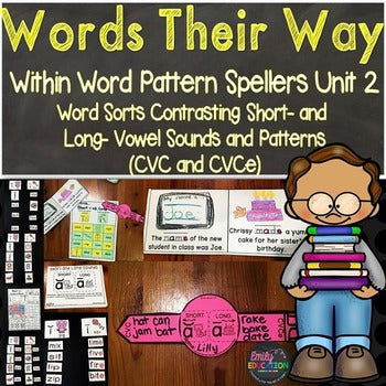 Words Their Way Within Word Pattern Spellers Unit 2