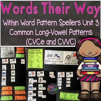 Words Their Way Within Word Pattern Spellers Unit 3