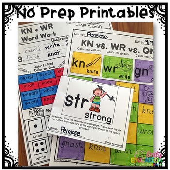 Words Their Way Word Pattern Spellers Unit 7 Complex Consonants and Clusters