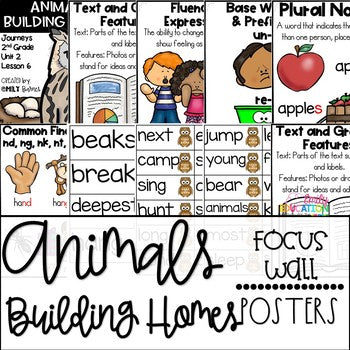 Animals Building Homes Journeys 2nd grade Unit 2 Lesson 6