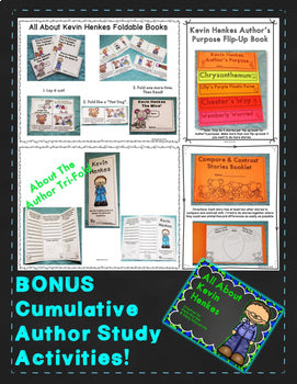 Kevin Henkes Author Study Activities, Crafts, Printables, and More!